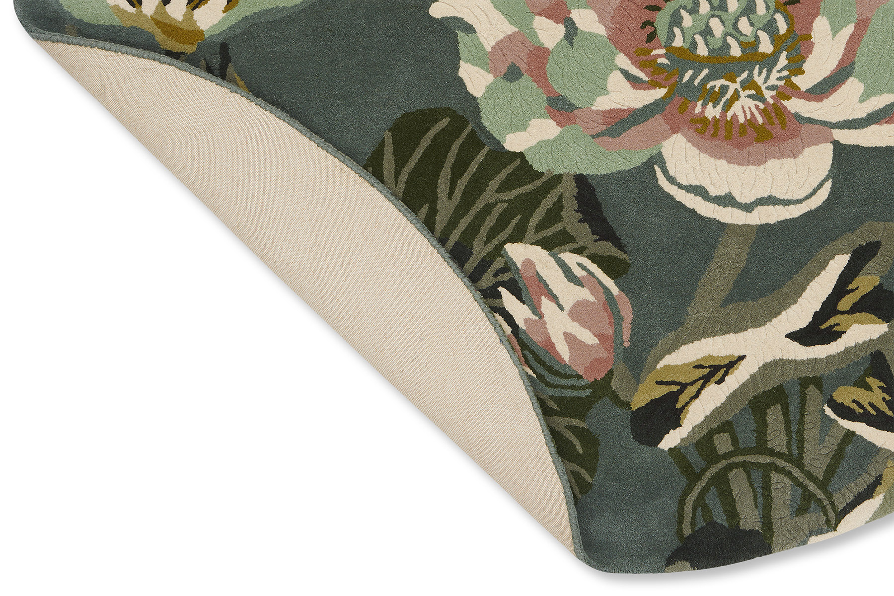 Килим Waterlily Midnight Pond Circle | Розмір: Ø 150 см