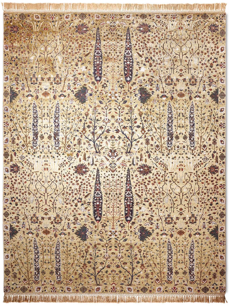 Преміальний килим Pine Garden Gold | Розмір: 305 x 427 см