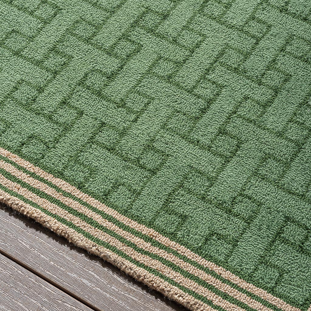 Уличный ковер TB T Monogram Jade Gr 455807 | Размер: 200 x 280 см