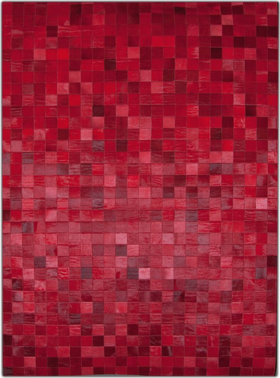 Килим шкіряний Mosaic Red