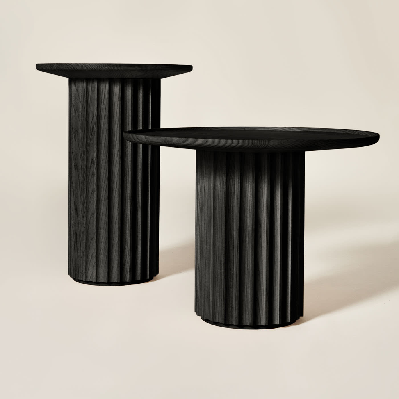 Кофейный столик Capitello Black | Размер: Ø 40 см