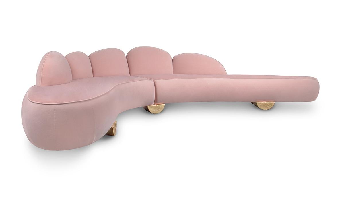 Рожевий диван Luxe Pink