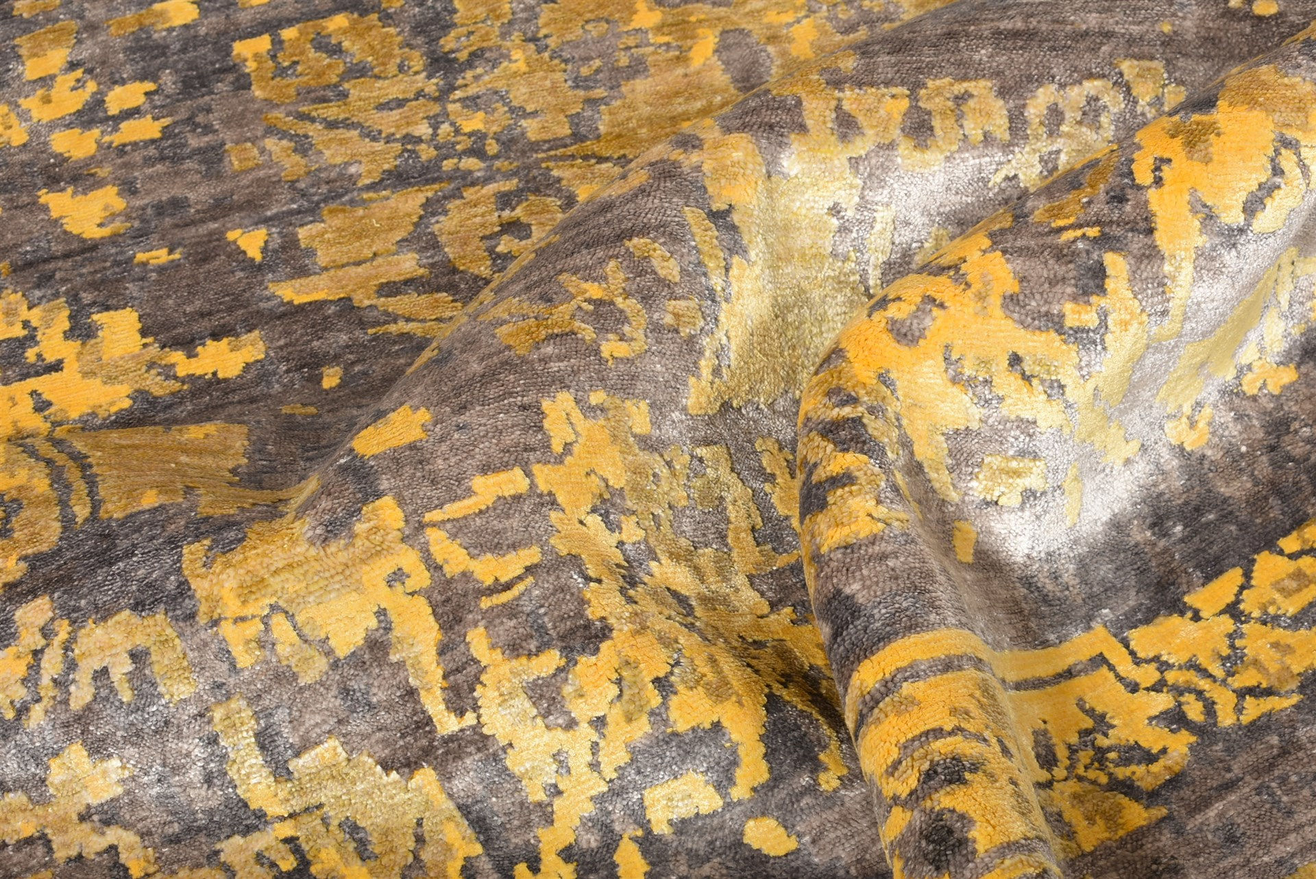 Ковер ручной работы дизайнерский Bamboo Silk Yellow