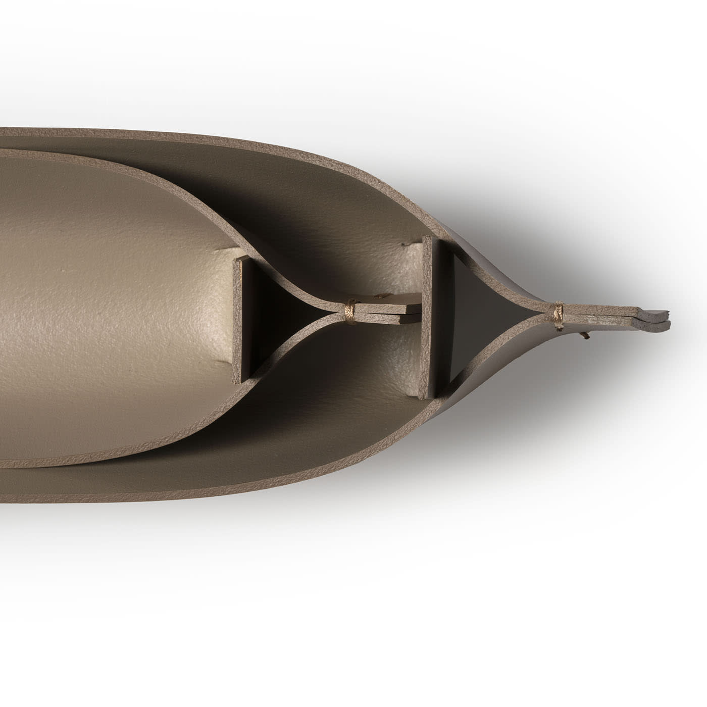 Кожаная настольная коробка Canoe