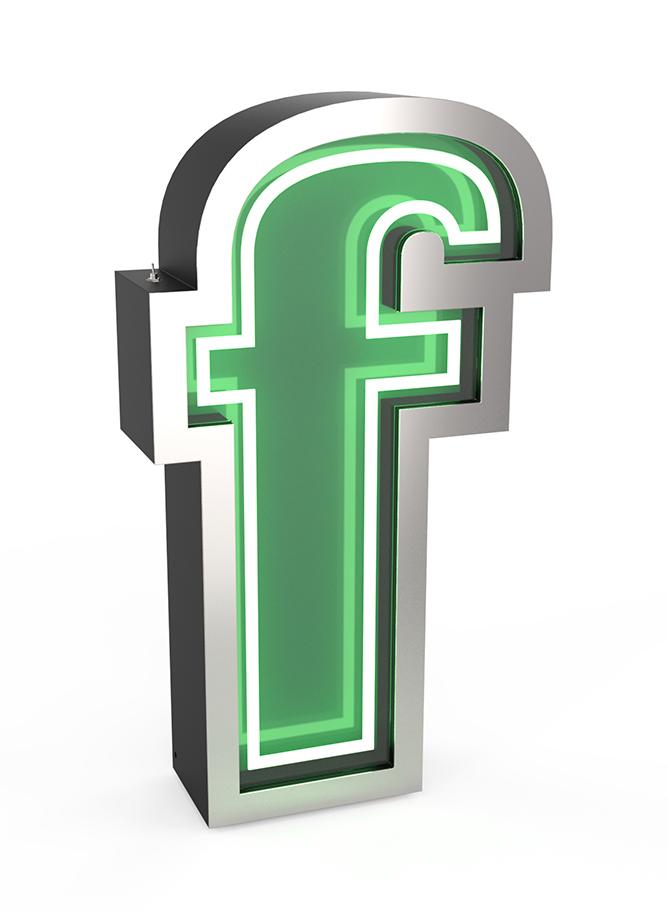 Светильник Fancy Letter F