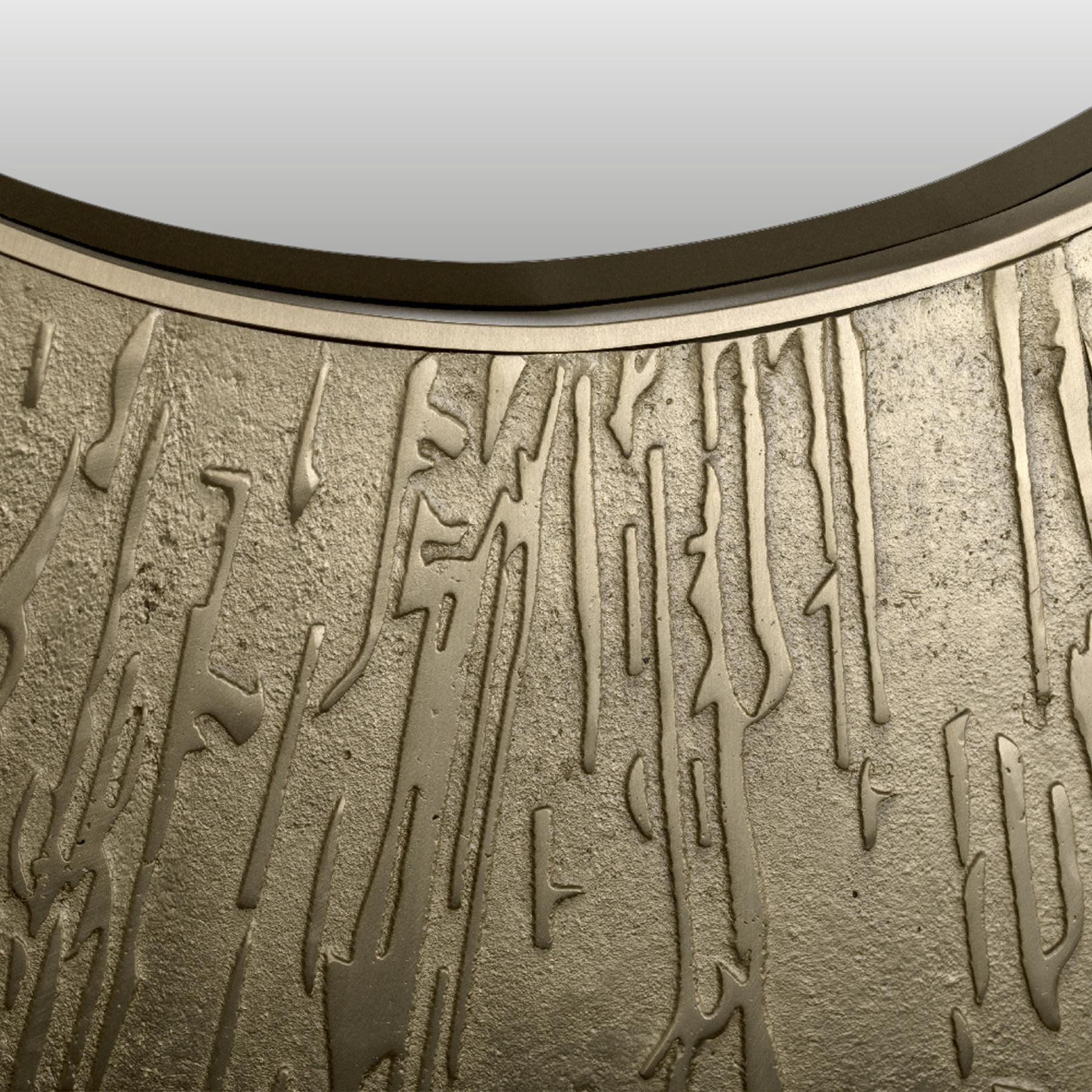 Зеркало Round Brass Accent