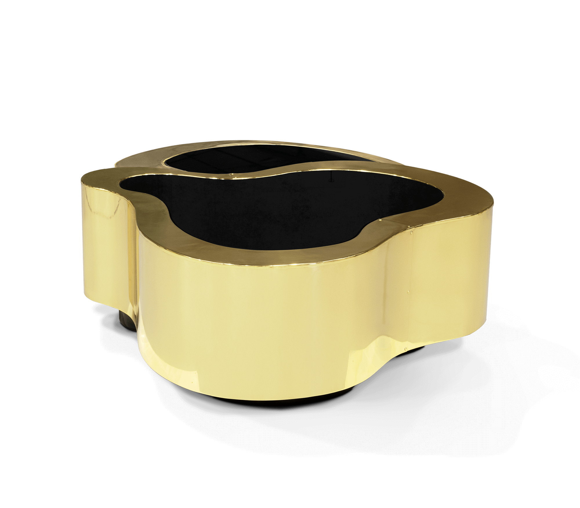 Журнальний столик Crest Polished Brass Set | Конфігурація: Big