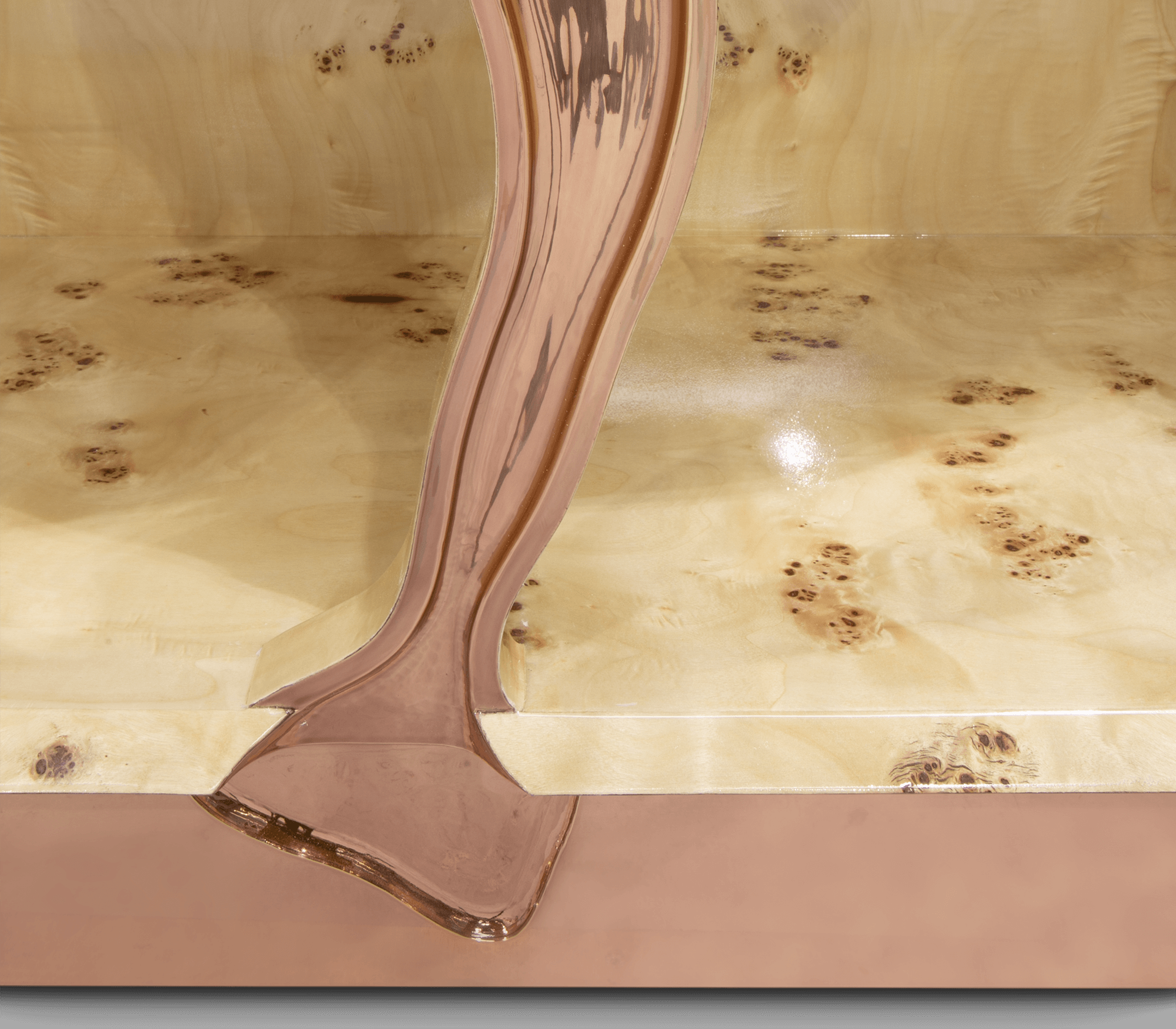 Тумба Fissure Rose Gold