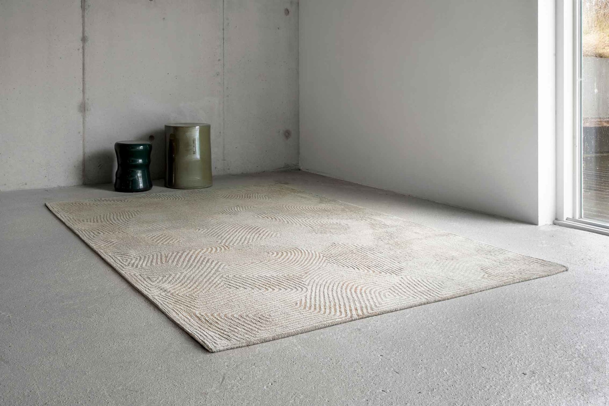 Ковер абстрактный Бельгия Coral - Shell Beige | Размер: 170 x 240 см