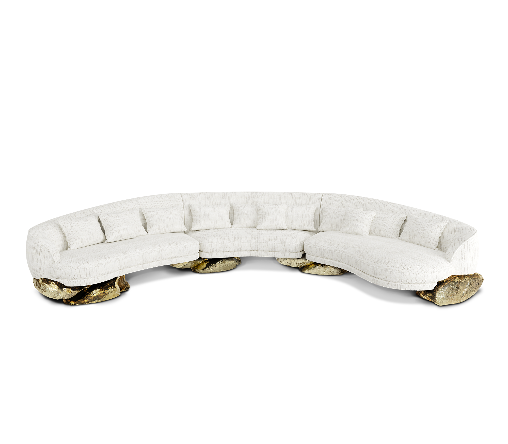 Диван Angora White Curved