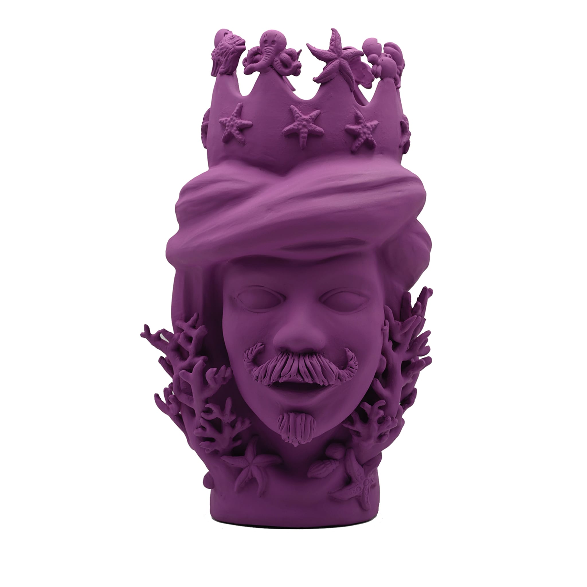Фиолетовая скульптура Moor's Head