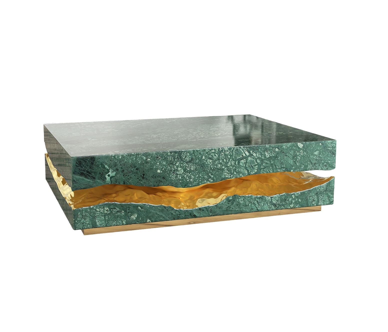 Журнальный столик Boulder Guatemala Stone Table