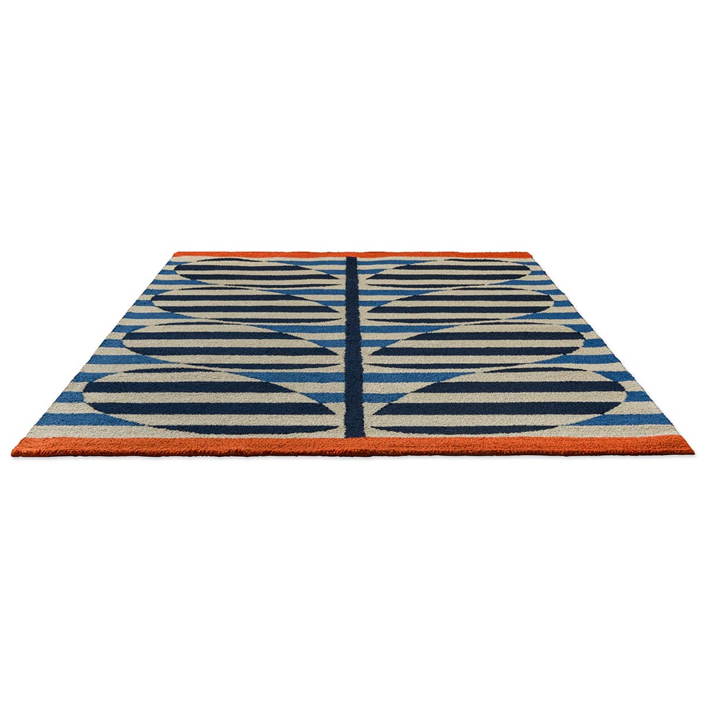 Килим вуличний Striped Branch Azure | Розмір: 250 x 350 см