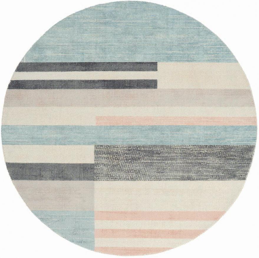 Шерстяний килим преміум круглий Parwa Dusky Hues ☞ Розмір: Ø 150 см