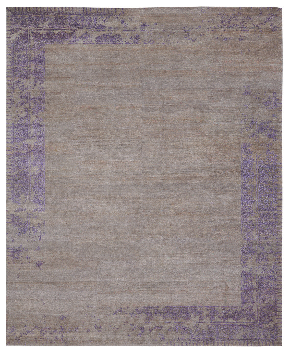 Ковер Ferrara Special Border Grey Purple ☞ Размер: 350 x 450 см