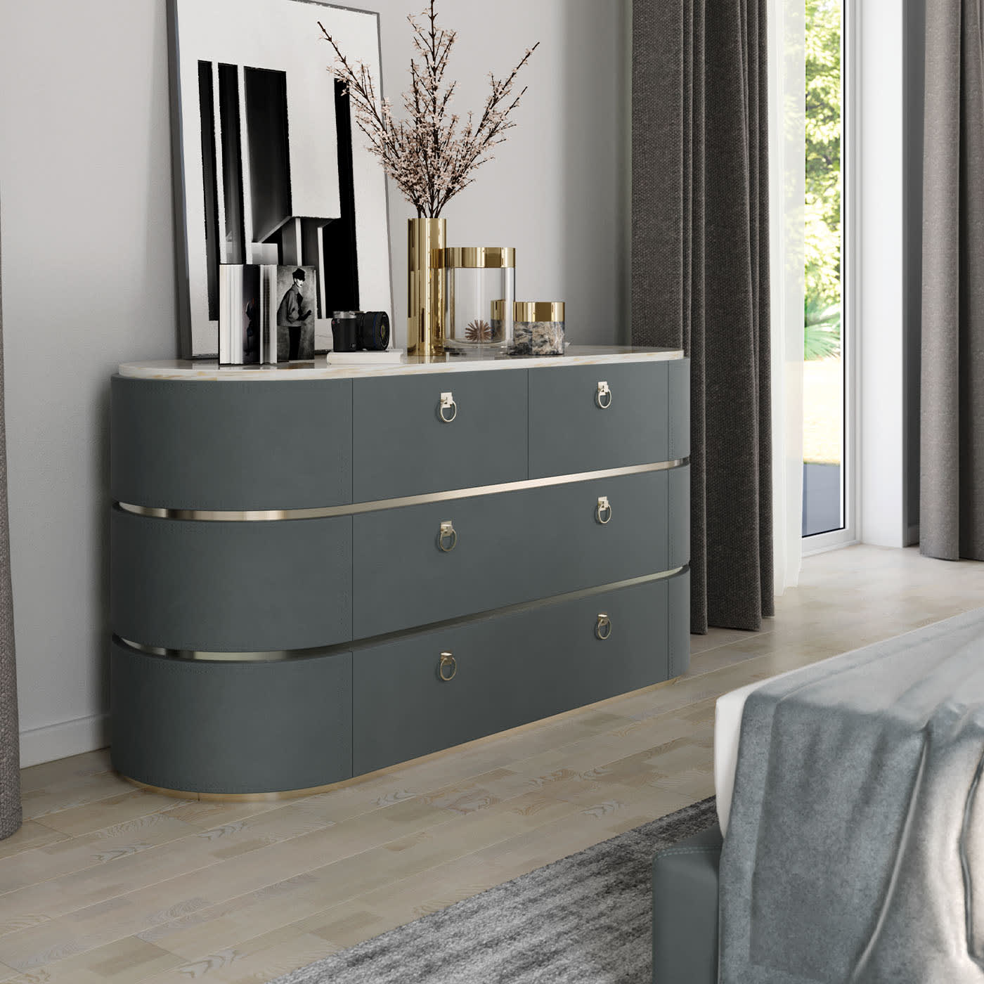 Роскошный комод Romeo | Размер: Ш 130 x Г 57 x В 80 см