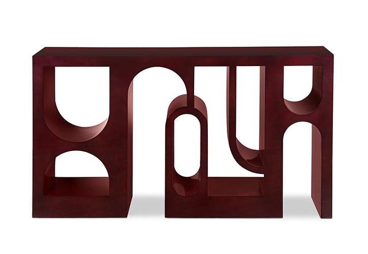 Консоль Glossy Red Premium