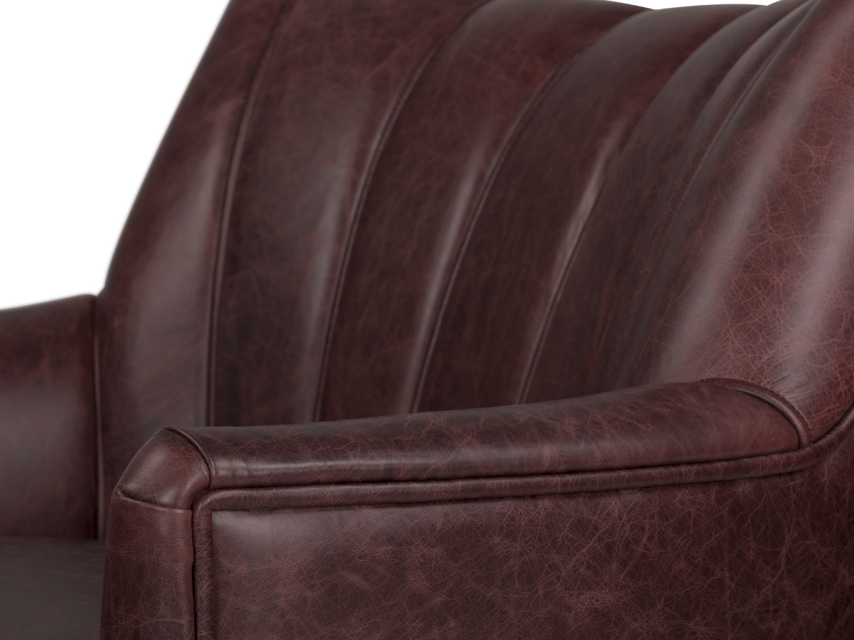Одноместный кожаный диван Leather