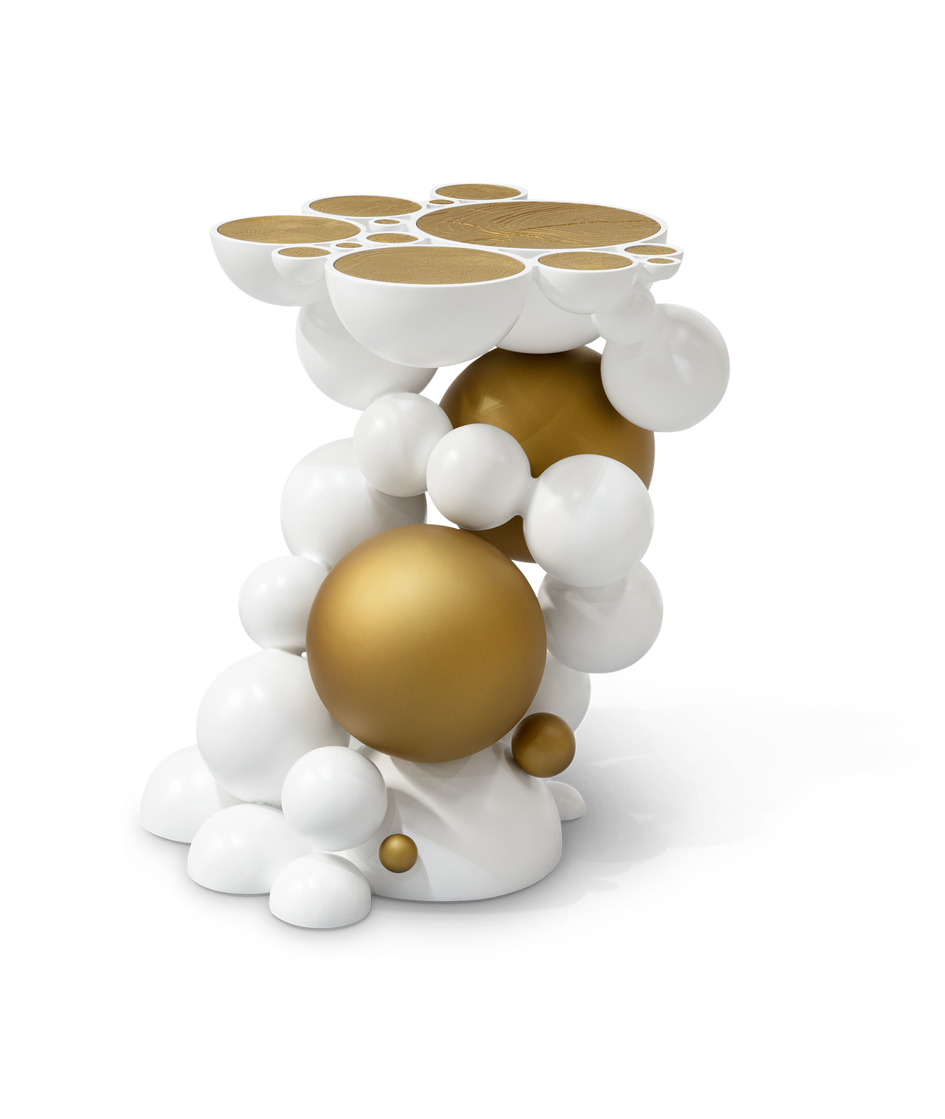 Приставний столик Orbit White