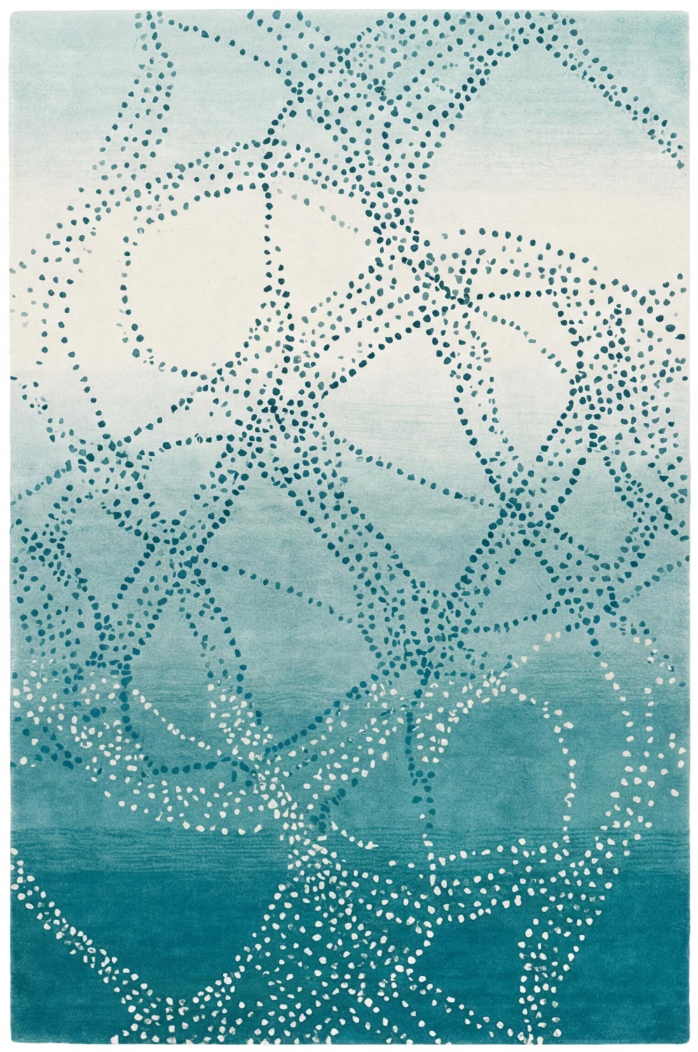 Килим авторський Ocean Web Teal