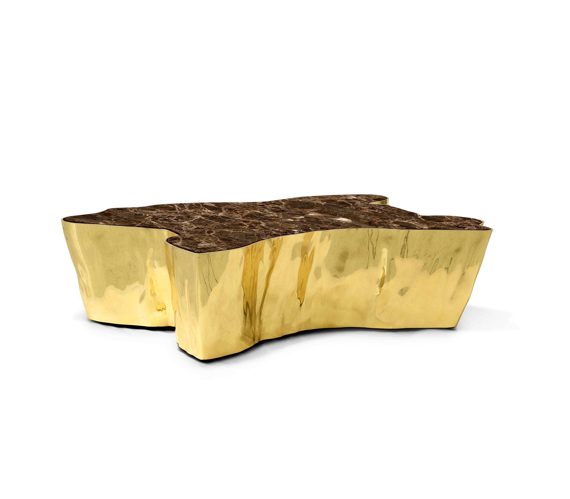 Журнальный столик Paradise Brown Stone Table | Размер: Ш 138 x Г 95 x В 36 см