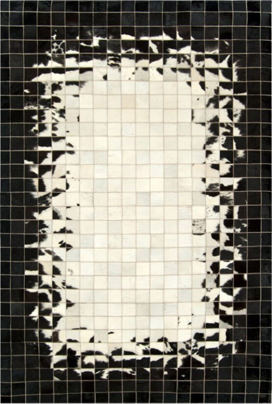 Килим з натуральної шкіри Mosaic