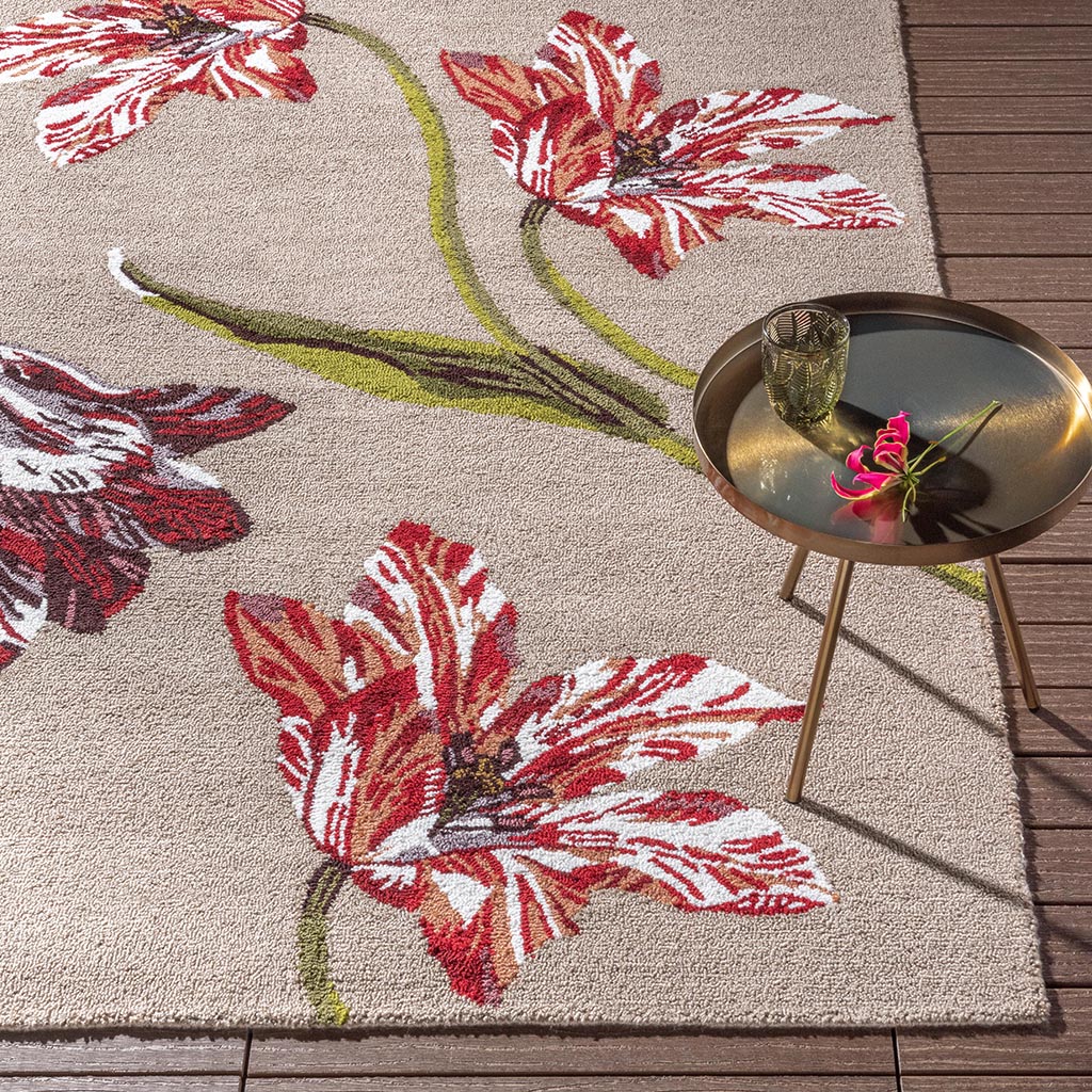 Вуличний килим TB Botanical Tulip B 455610 | Розмір: 250 x 350 см