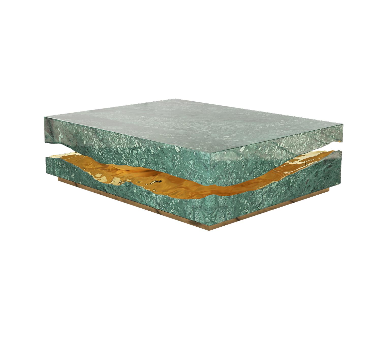 Журнальный столик Boulder Guatemala Stone Table