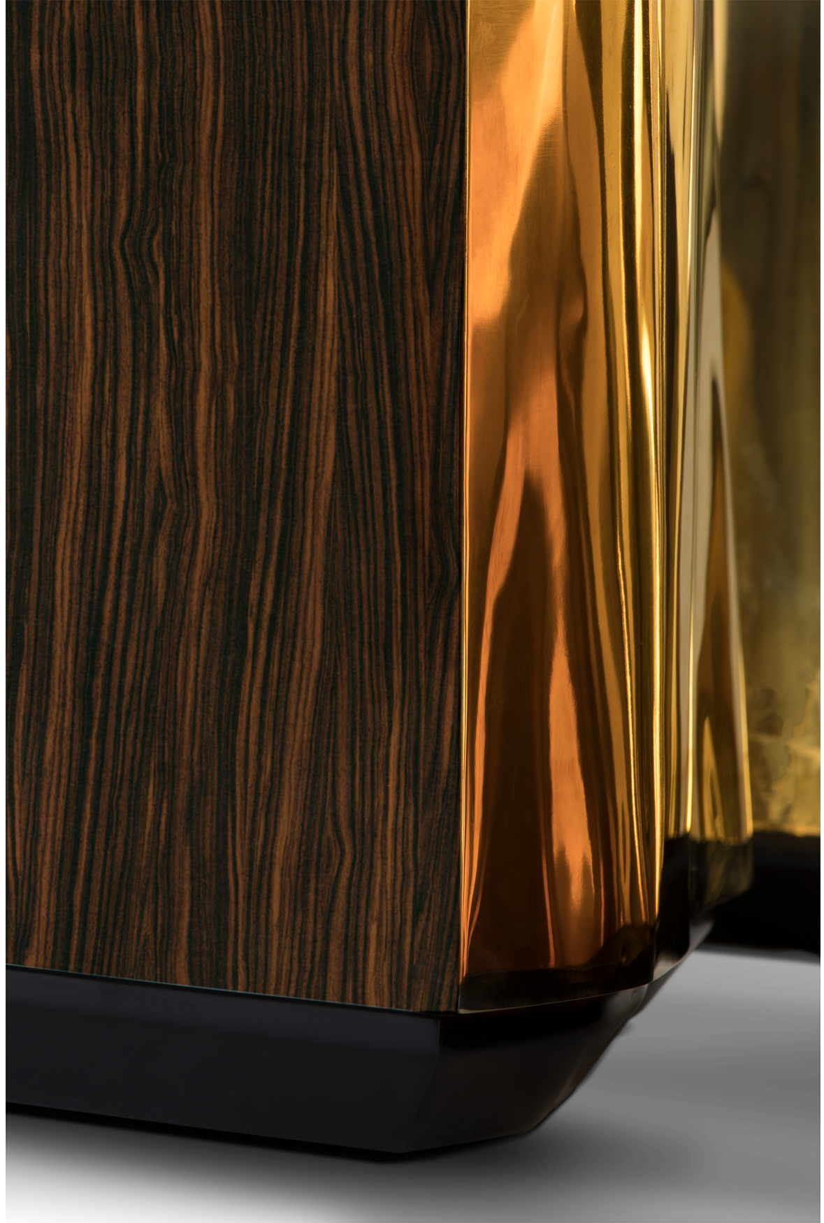 Журнальный столик Fissure Oval Ebony