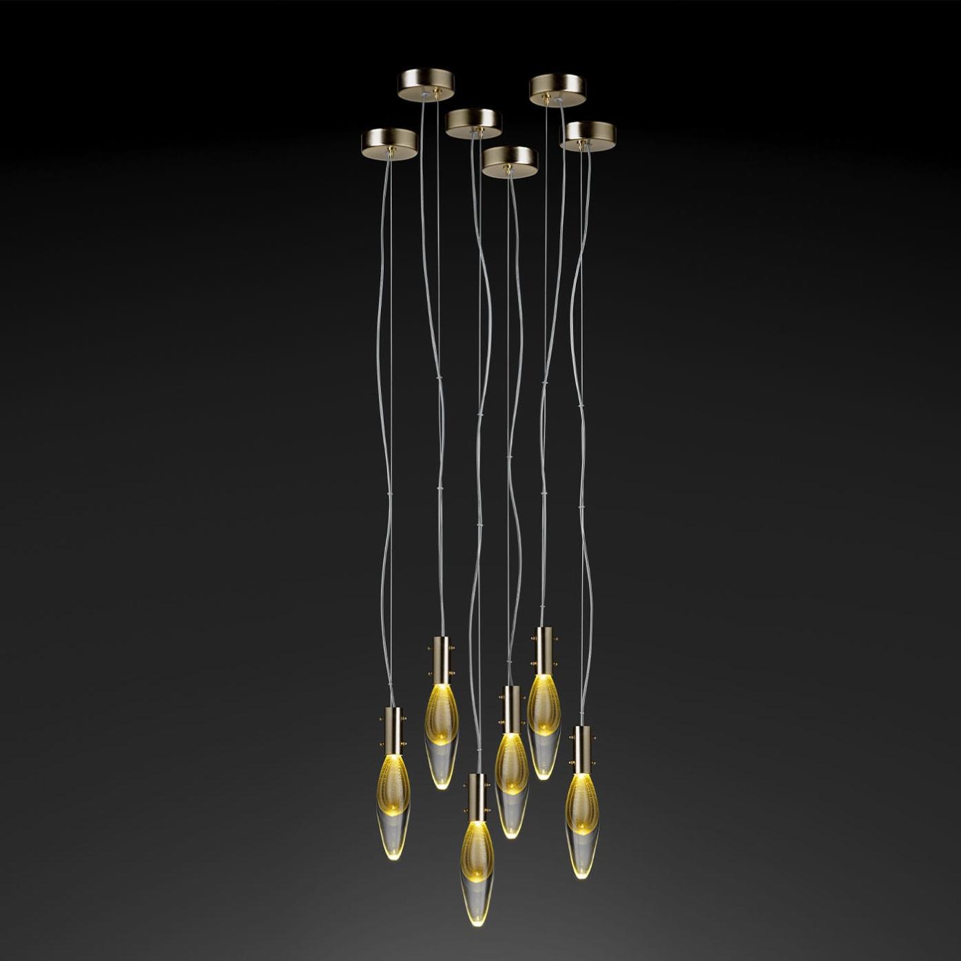 Подвесной светильник Murano Drops 6