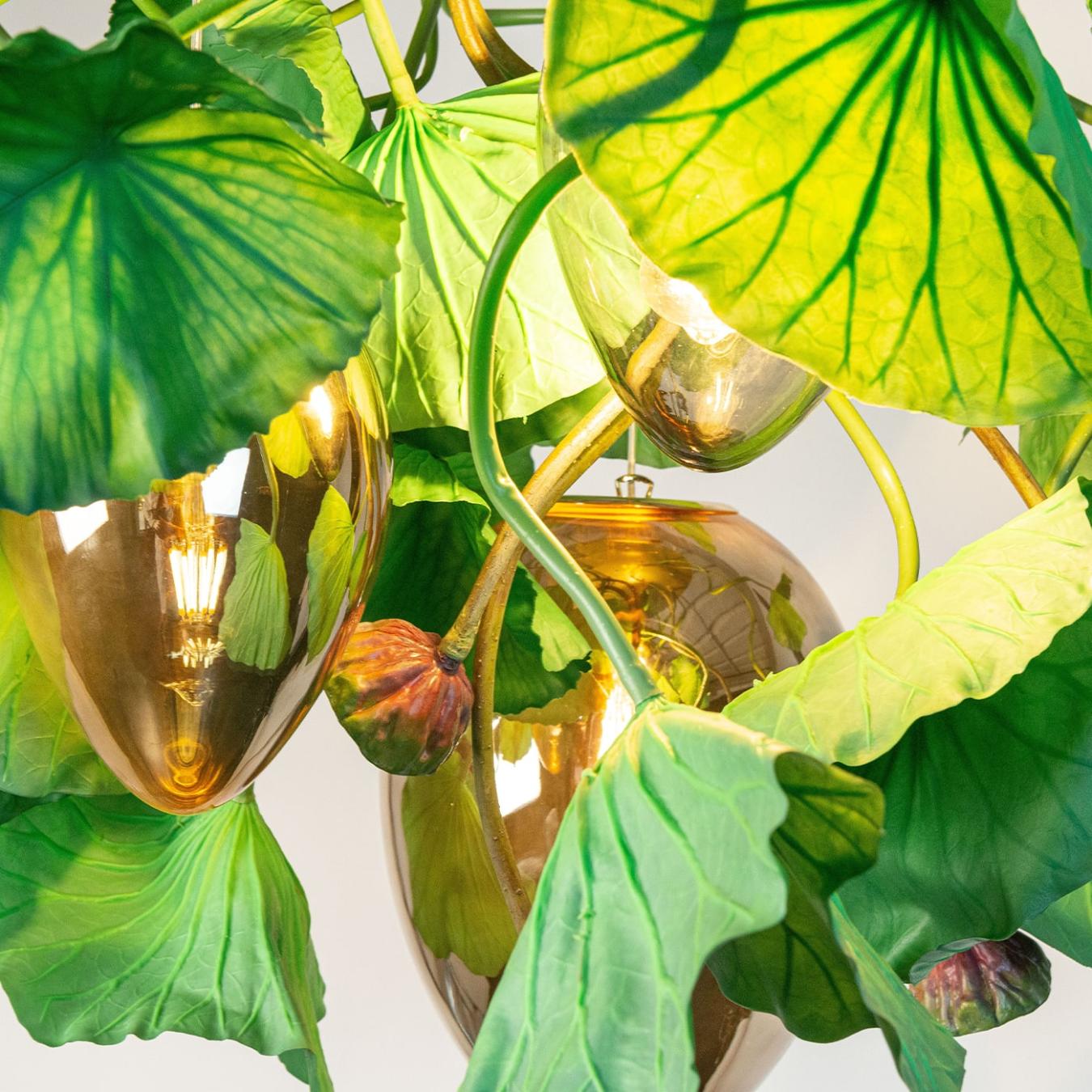 Круглая люстра Dichondra