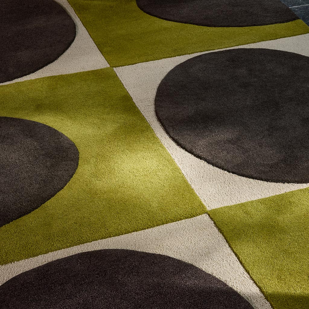 Килим Spot Square Walnut/Lichen