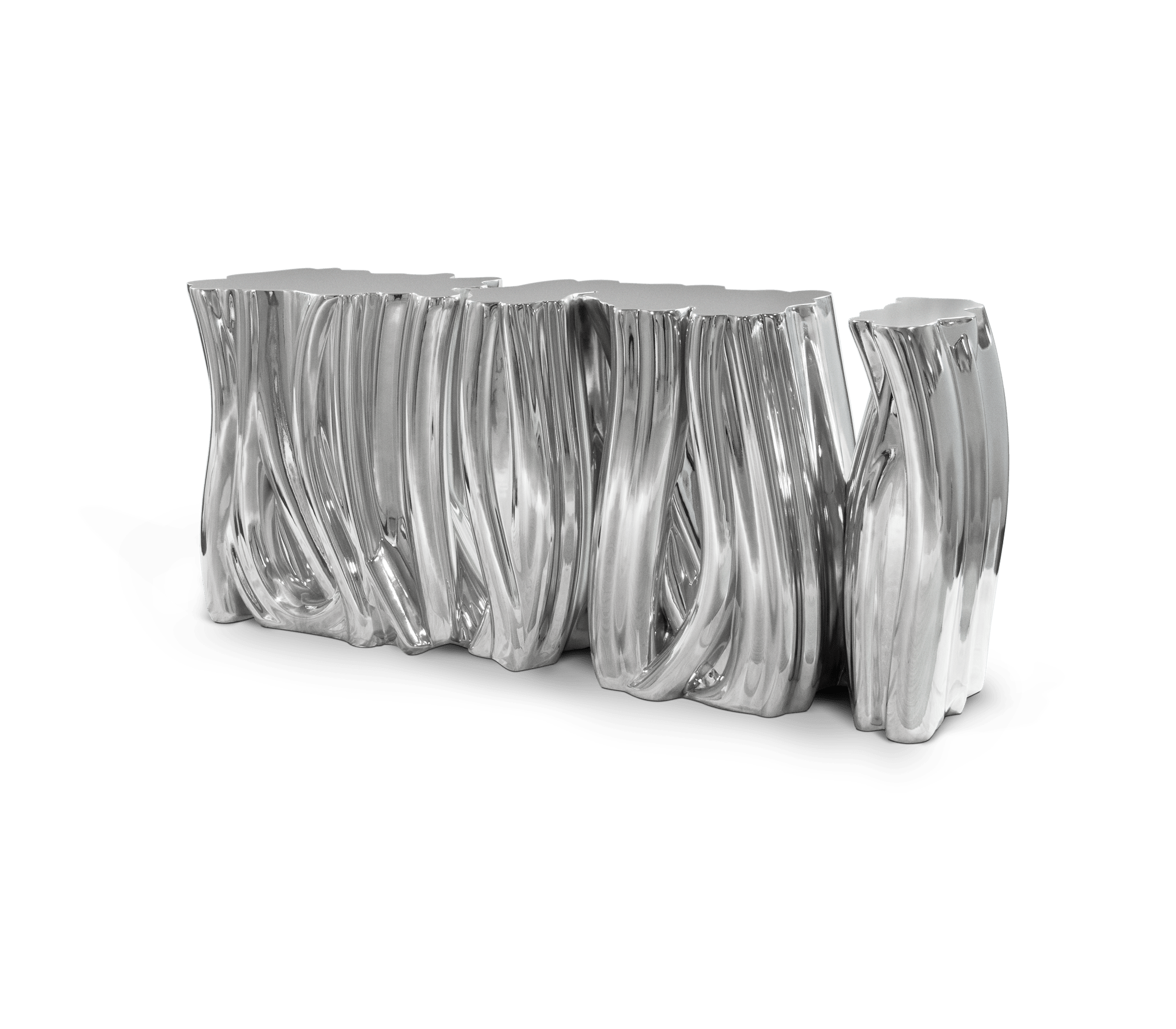Тумба Monochrome Silver Premium