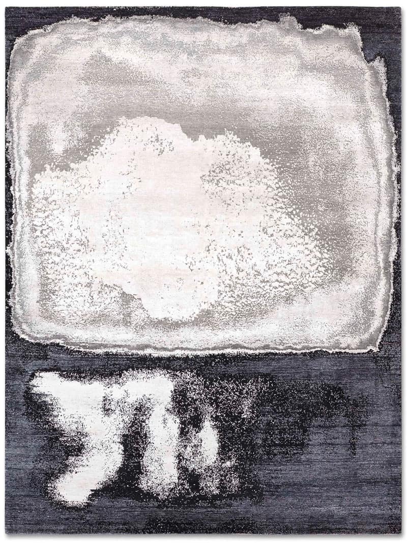 Эксклюзивный узелковый ковер ручной работы White Grey | Размер: 140 x 210 см