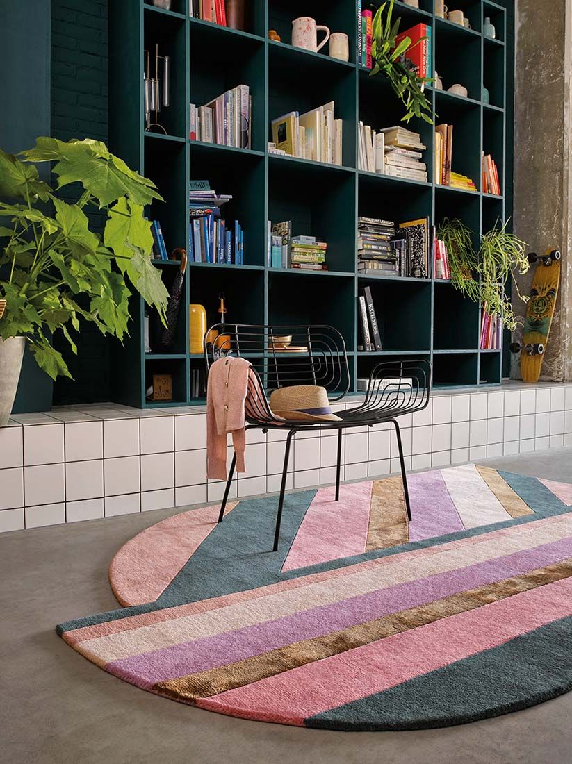 Килим дизайнерський Jardin Pink ☞ Розмір: 250 x 350 см