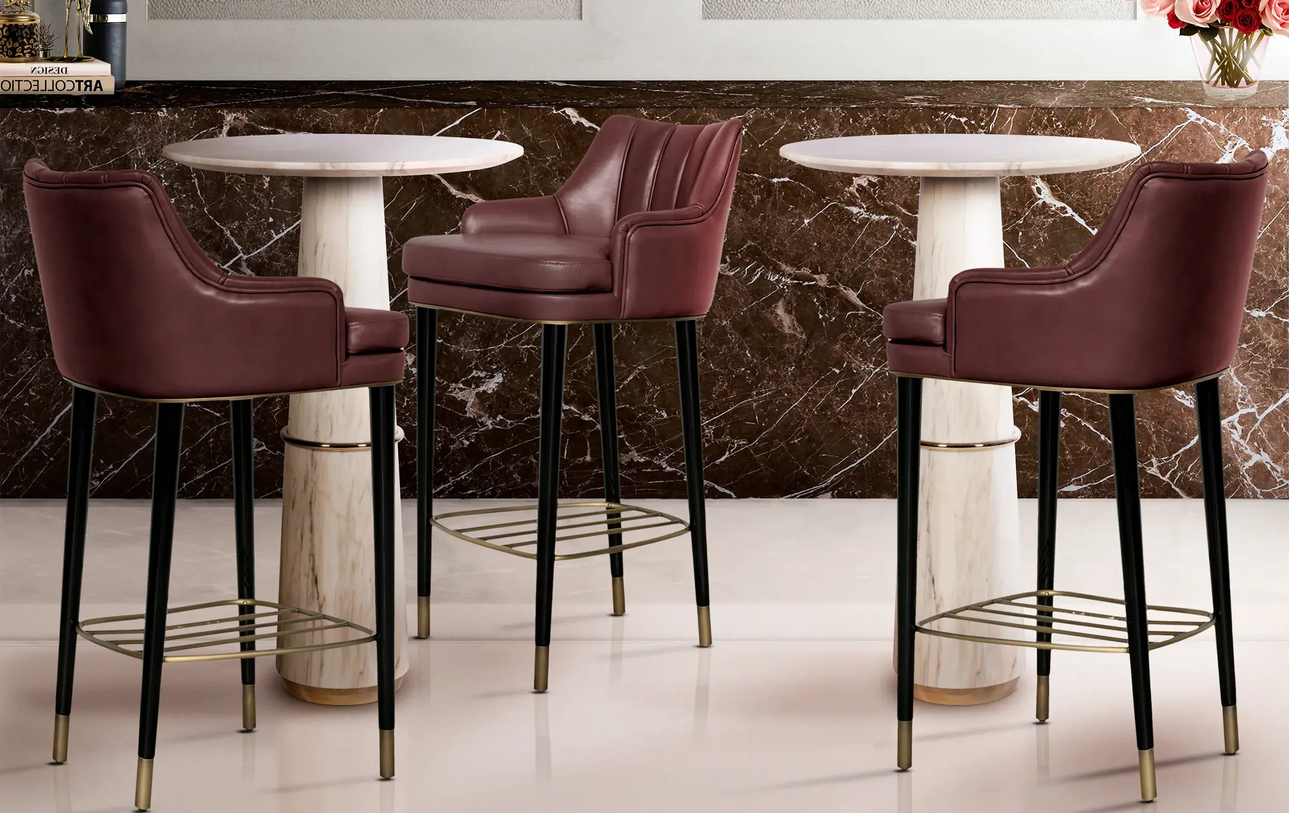 Барний стіл Marble - 1