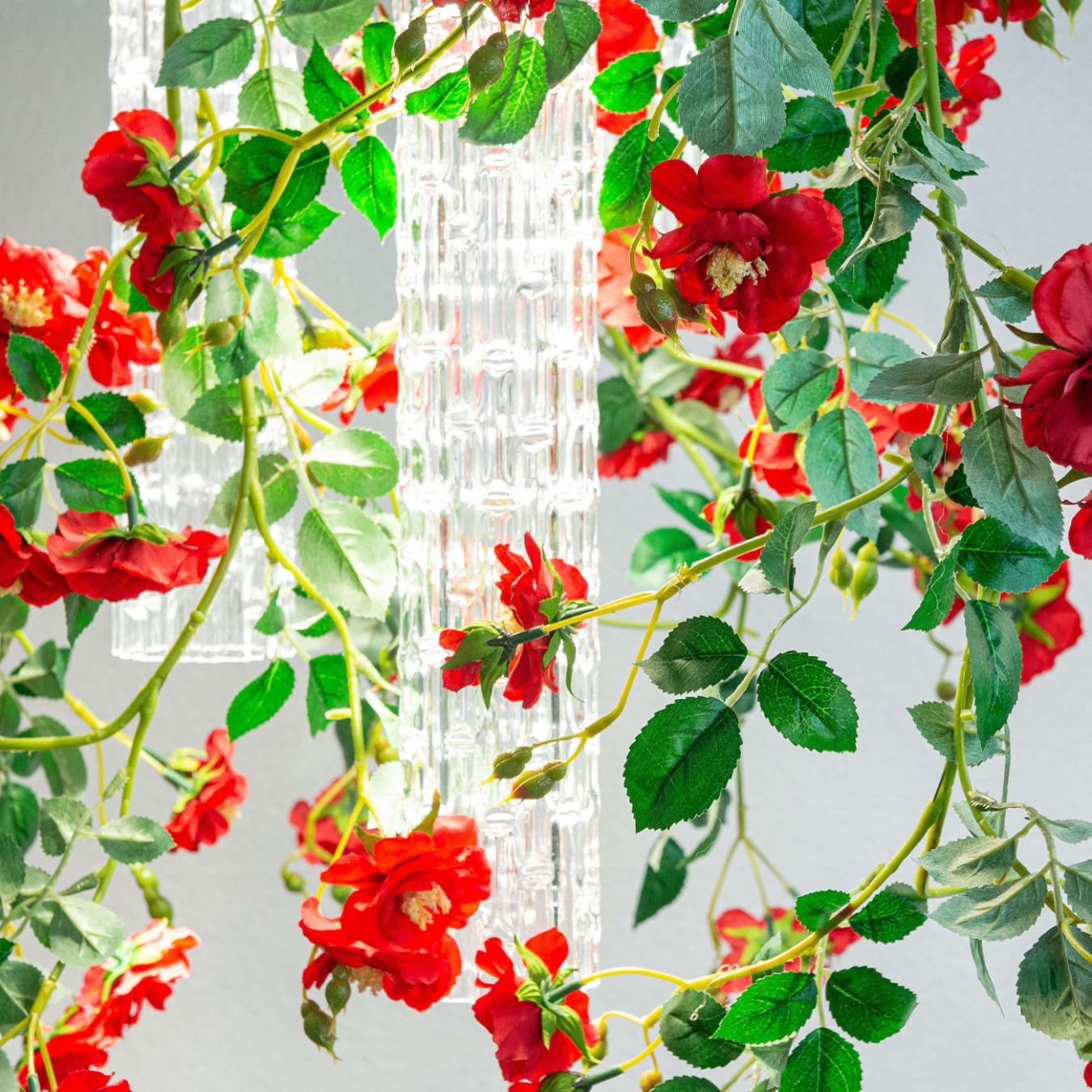 Мала люстра Red Roses