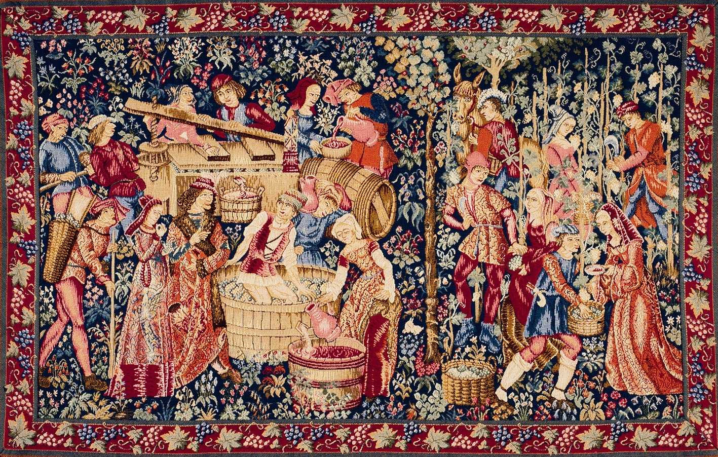 Гобелен Harvest Horizontal with Border