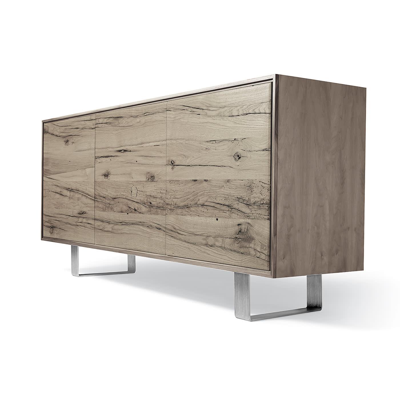 Тумба із трьома дверима дубова Materia Grey Oak | Конфігурація: 2-Doors