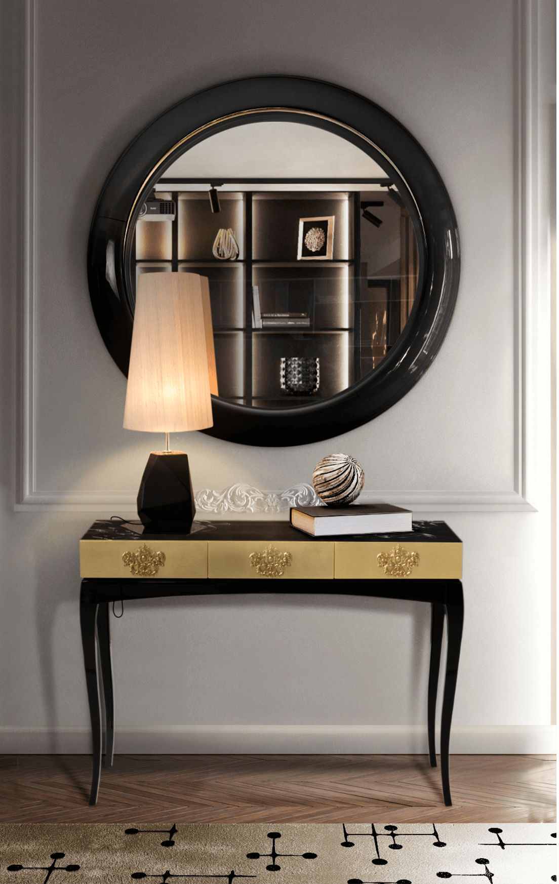 Консоль Trinity Gold Luxe