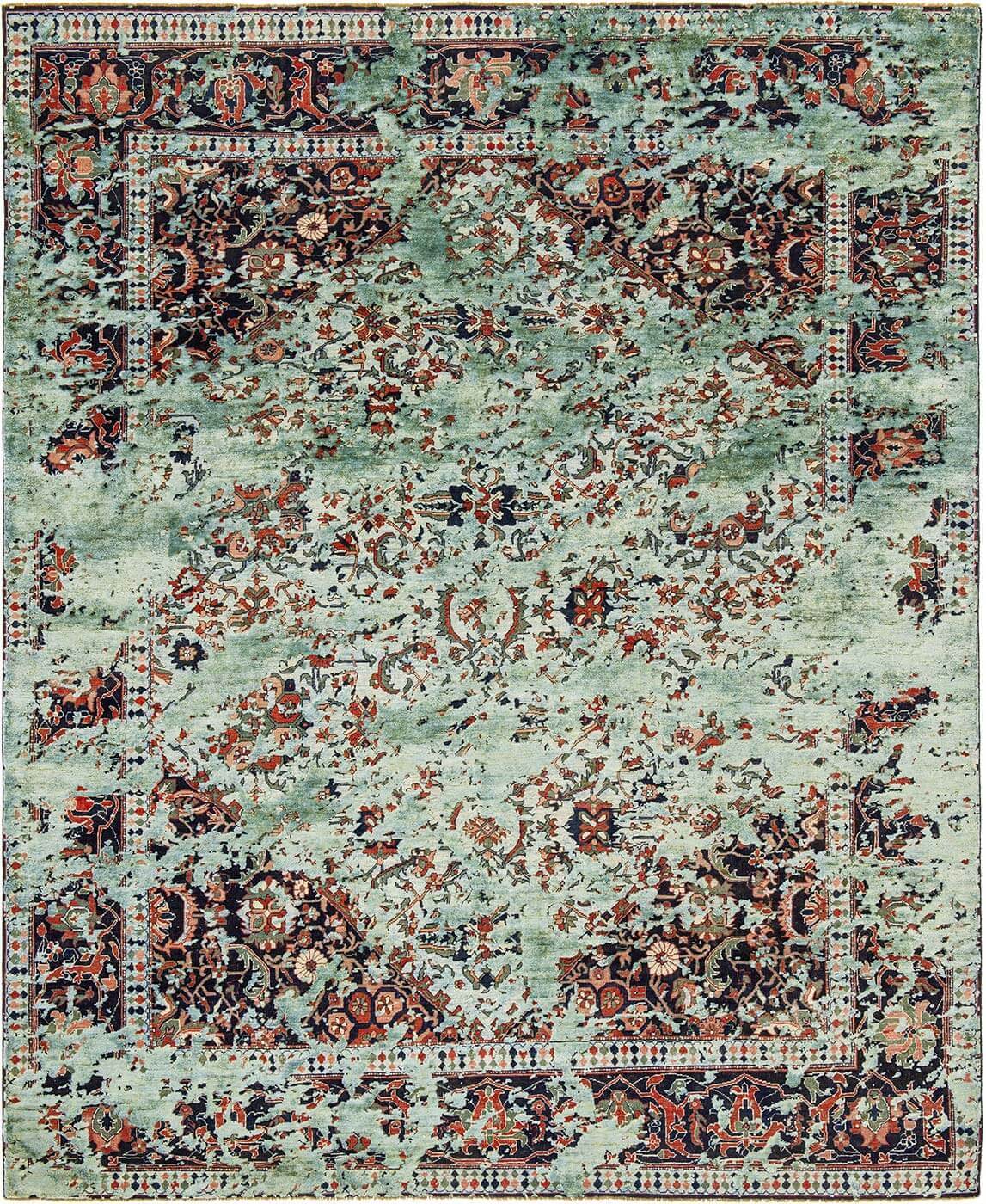 Килим Serapi Queensbury Double Sky Lightblue Greyblue Silk | Розмір: 250 x 300 см