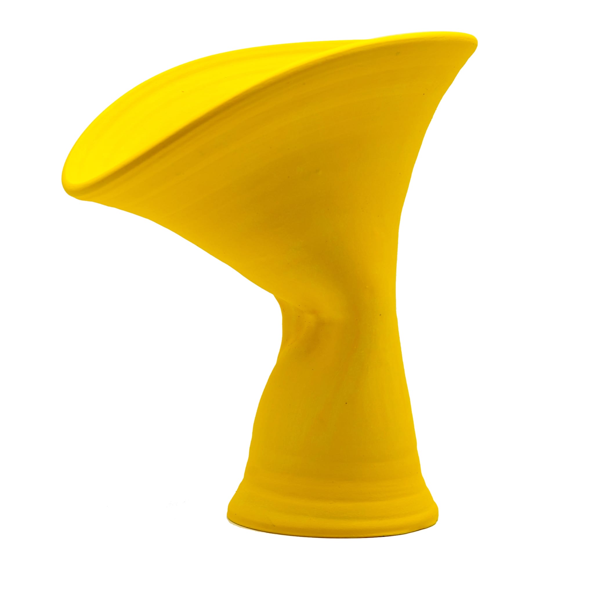 Жёлтая дизайнерская ваза Yellow