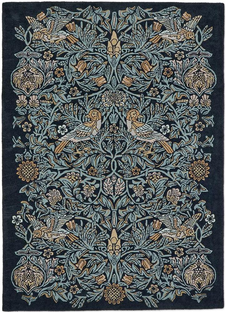 Килим ручної роботи Bird Webb's Blue 128308 | Розмір: 250 x 350 см