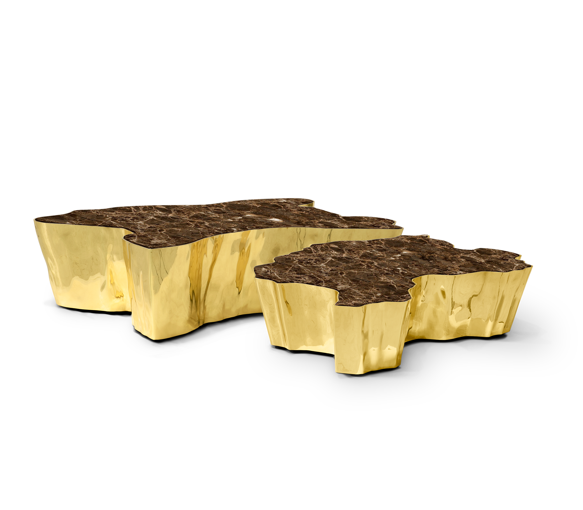 Журнальный столик Paradise Brown Stone Table | Размер: Ш 138 x Г 95 x В 36 см