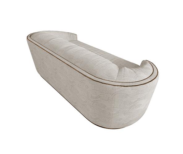Бежевый изогнутый диван Premium Comfort