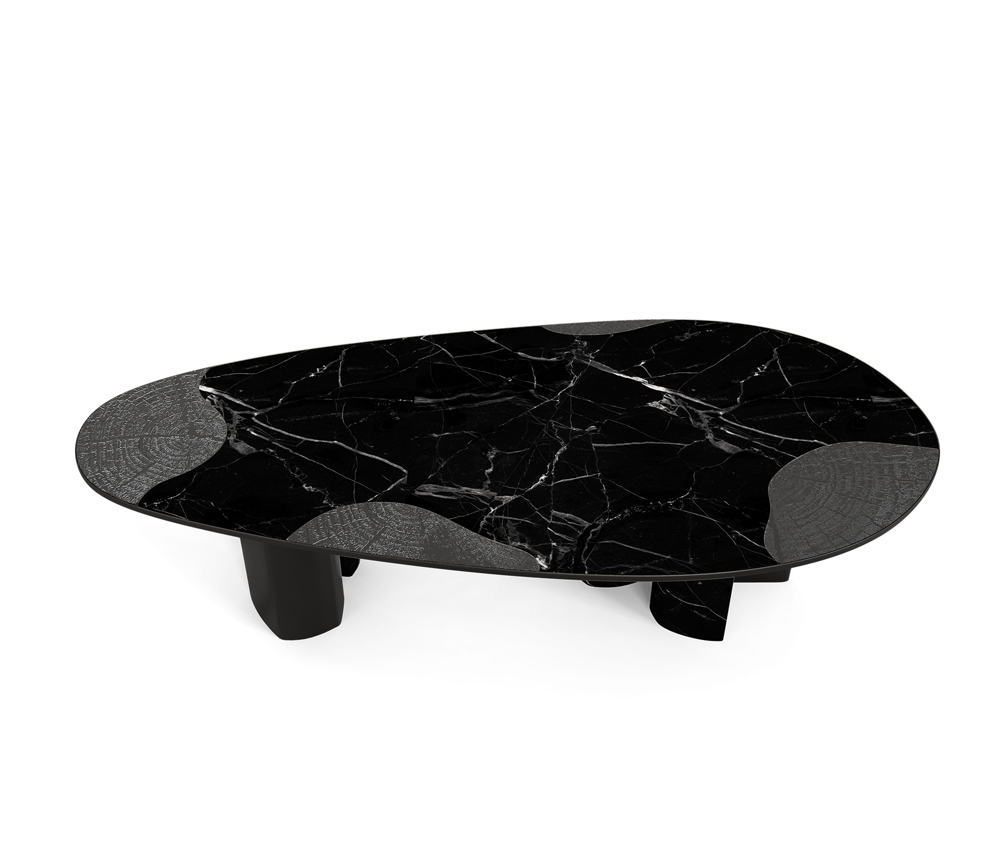 Обеденный стол Athena Nero Marble & Onyx