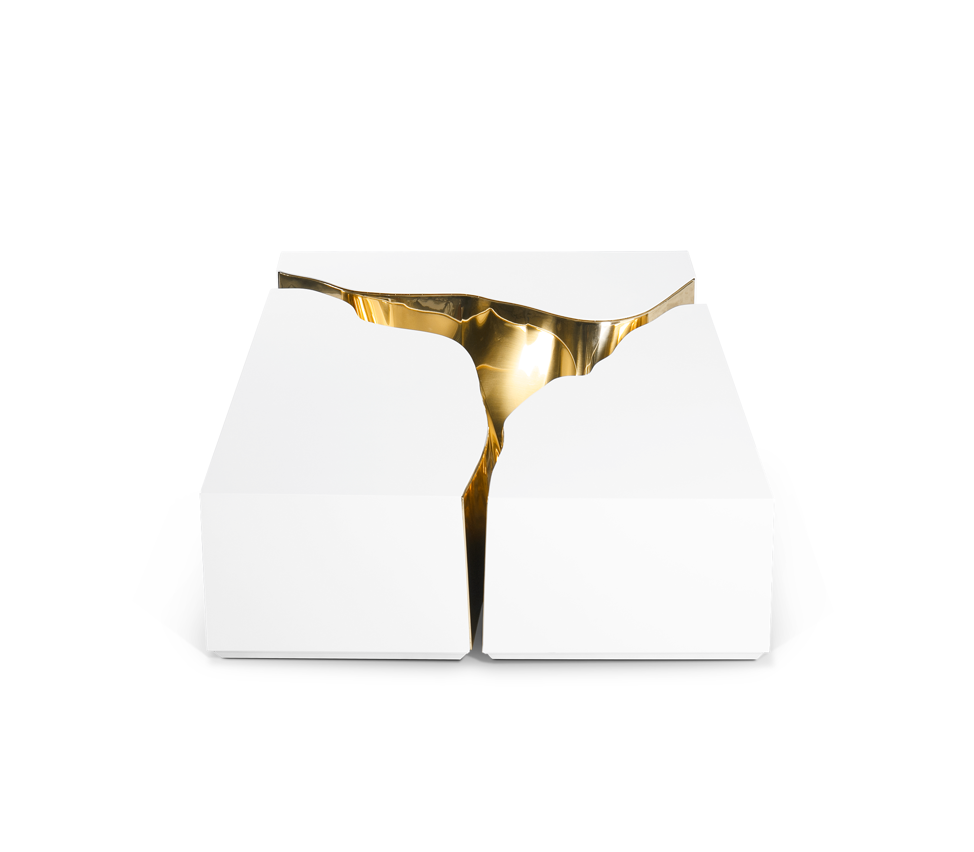 Журнальный столик Fissure White