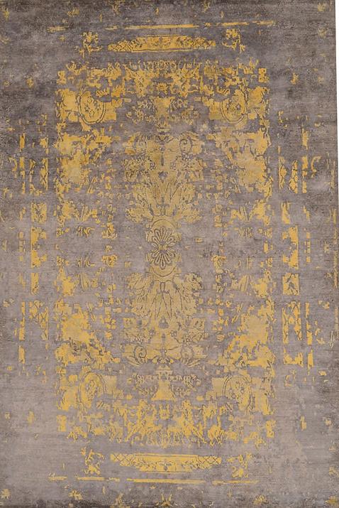Ковер ручной работы дизайнерский Bamboo Silk Yellow