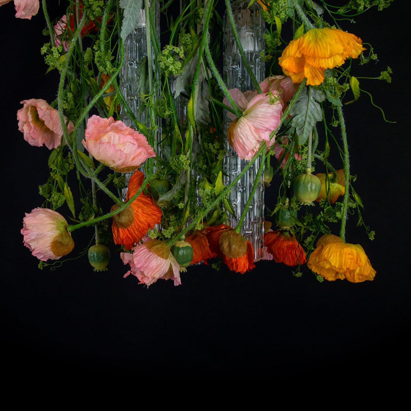 Кругла люстра Poppy