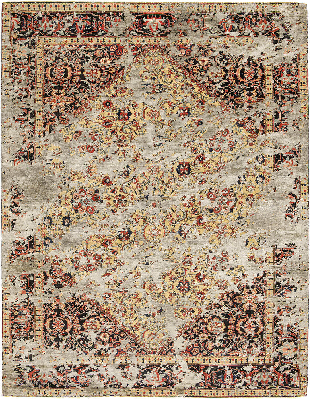 Килим Serapi Queensbury Double Sky Yellow D 047 Silk | Розмір: 200 x 300 см